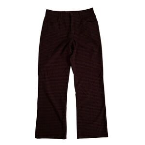 Point Zero Y2K Women’s Classic Check Brown Bootleg Pants
